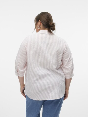 Chemisier 'MOLLY' Vero Moda Curve en blanc