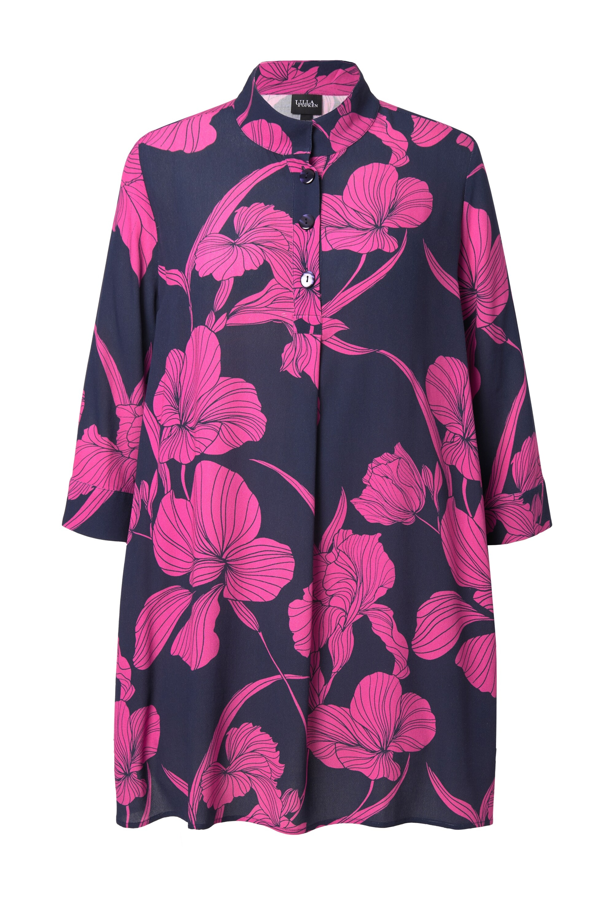 Ulla Popken Tunika in Blau: Vorderseite