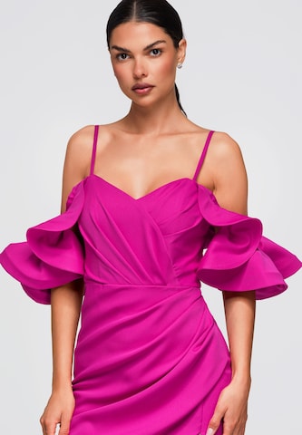 Ombre Evening dress in Pink