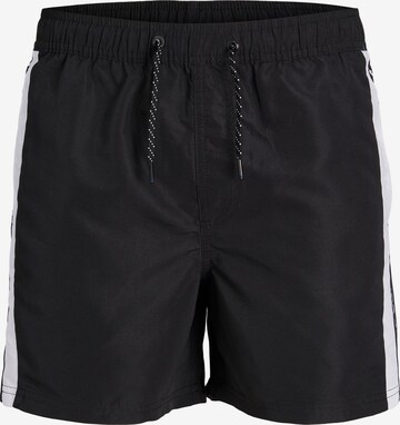 JACK & JONES Zwemshorts 'FIJI' in Zwart: voorkant