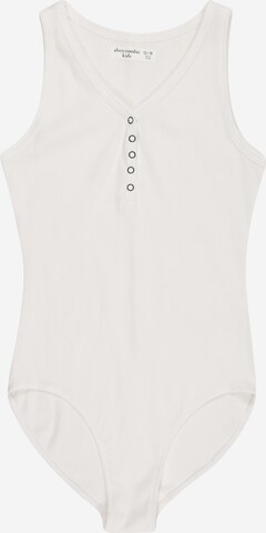 Tutina / body per bambino di Abercrombie & Fitch in bianco: frontale