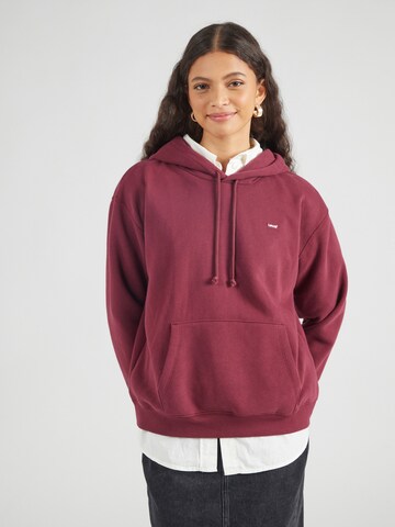LEVI'S ® - Sweatshirt 'Everyday' em vermelho: frente