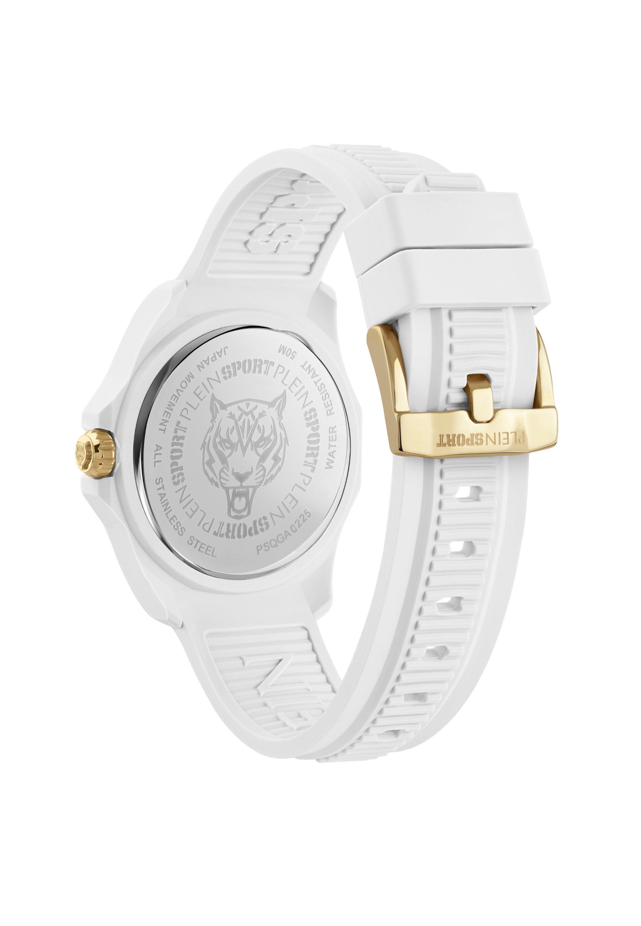 Plein Sport Analoguhr 'FEARLESS' in Weiß