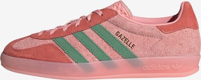ADIDAS ORIGINALS Baskets basses 'Gazelle' en vert / pitaya / rose clair, Vue avec produit