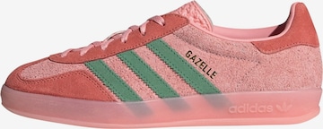 rožinė ADIDAS ORIGINALS Sportbačiai be auliuko 'Gazelle': priekis