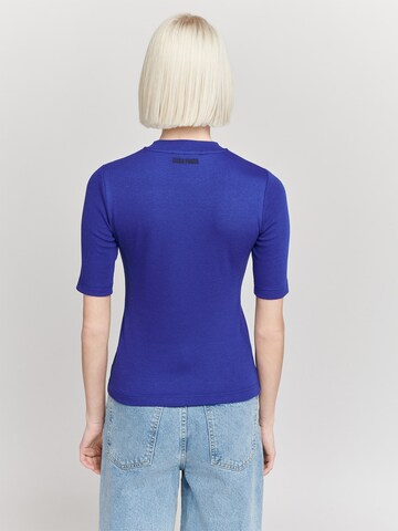 Casa Mara Shirt 'SLIM' in Blau: predná strana