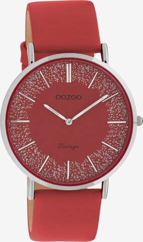 OOZOO Armbanduhr in Rot: predná strana