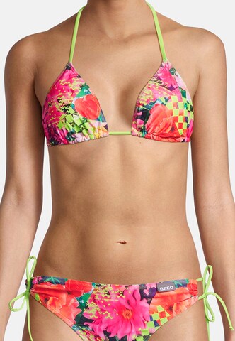 BECO the world of aquasports Triangel Bikini 'Fresh Flowers' in Mischfarben
