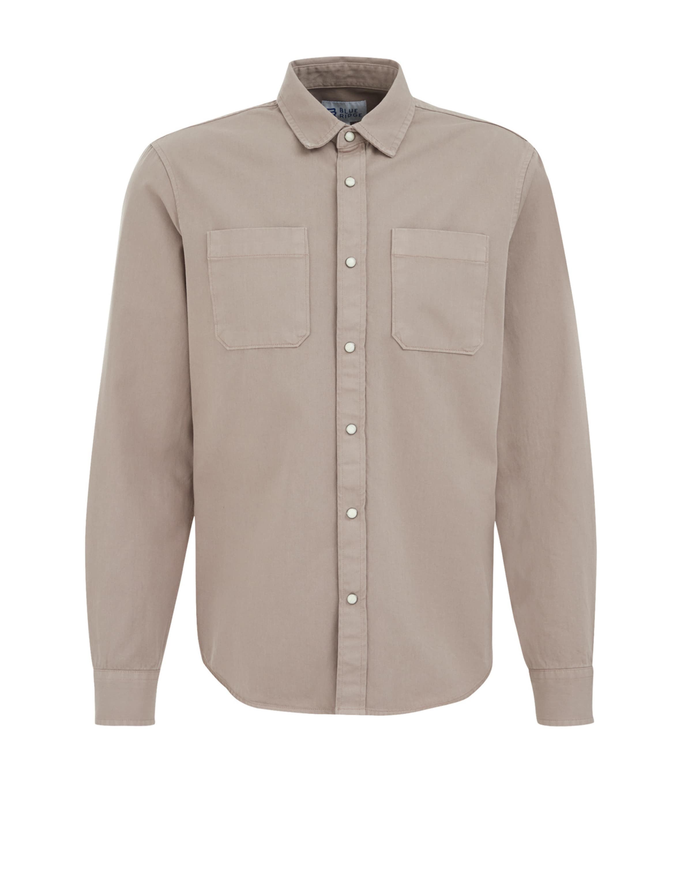WE Fashion Regular fit Skjorta i beige: framsida