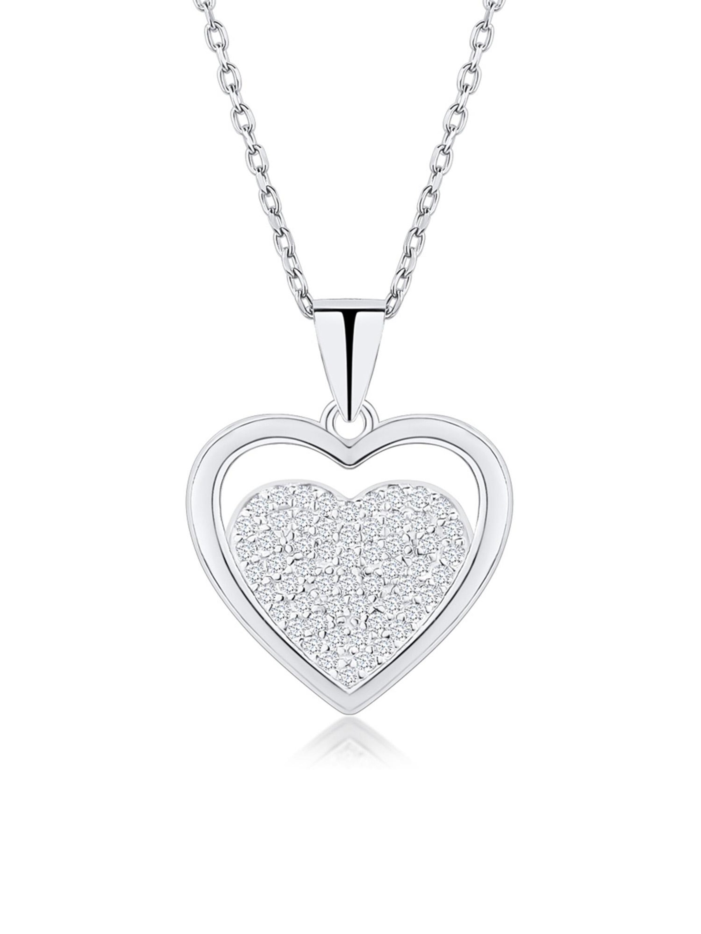 DANIEL CLIFFORD Kette 'Jasina'‌‌‌‌‌ in Silber: Vorderseite