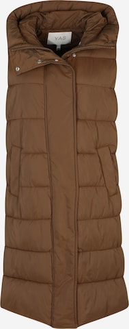 Y.A.S Petite Vest 'LIRA' in Brown: front