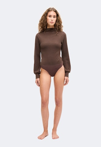 ABOUT YOU - Body camiseta 'Sydney' en marrón