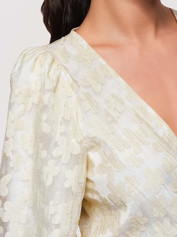 Ombre Blouse in Beige