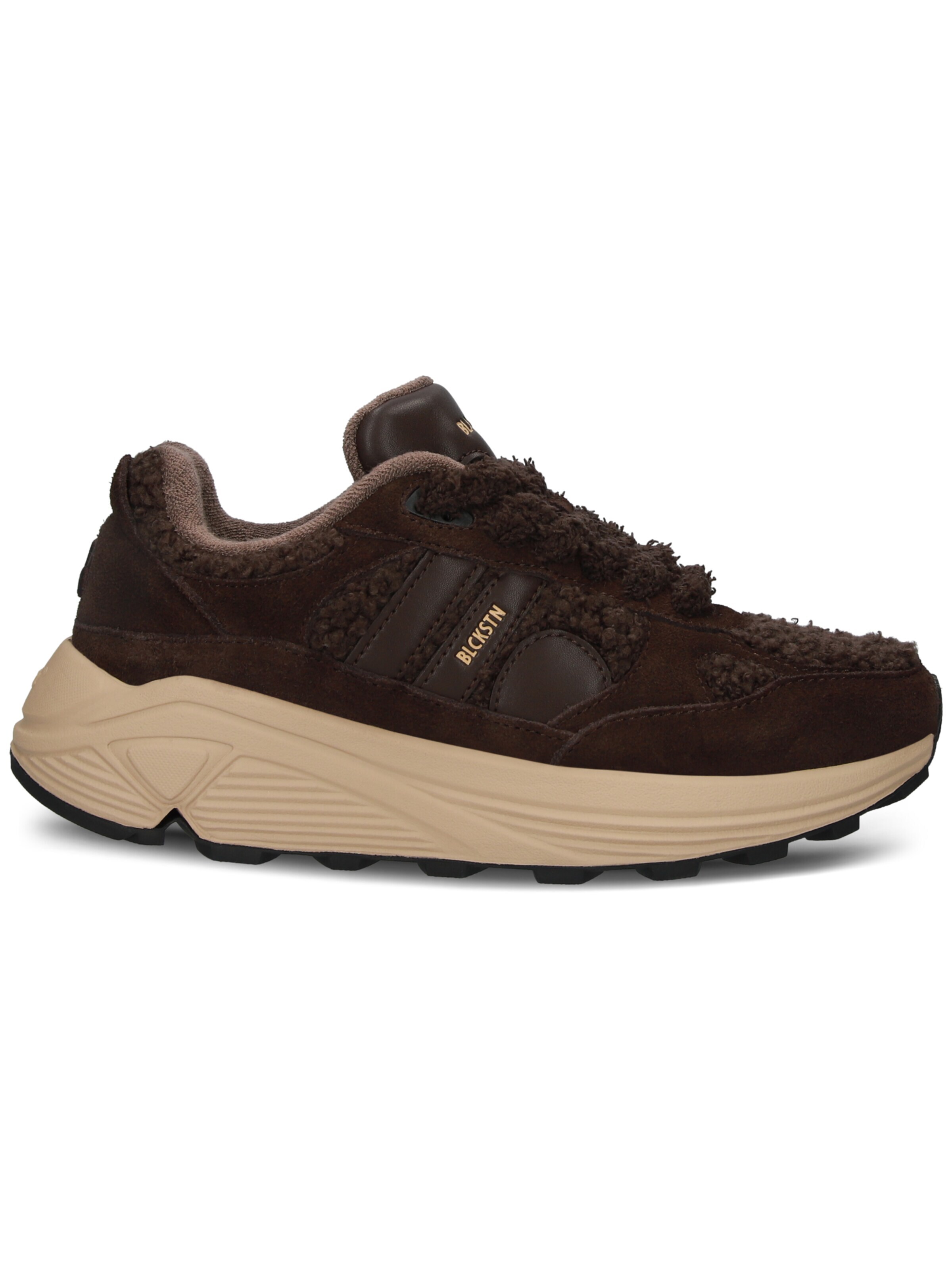 BLACKSTONE Sneakers laag 'V-RILEY' in Bruin: voorkant