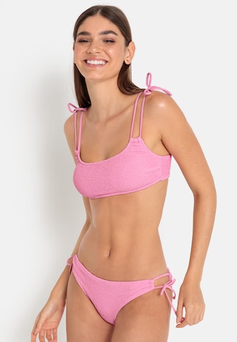 LSCN by LASCANA Bustier Bikinitop in Roze: voorkant