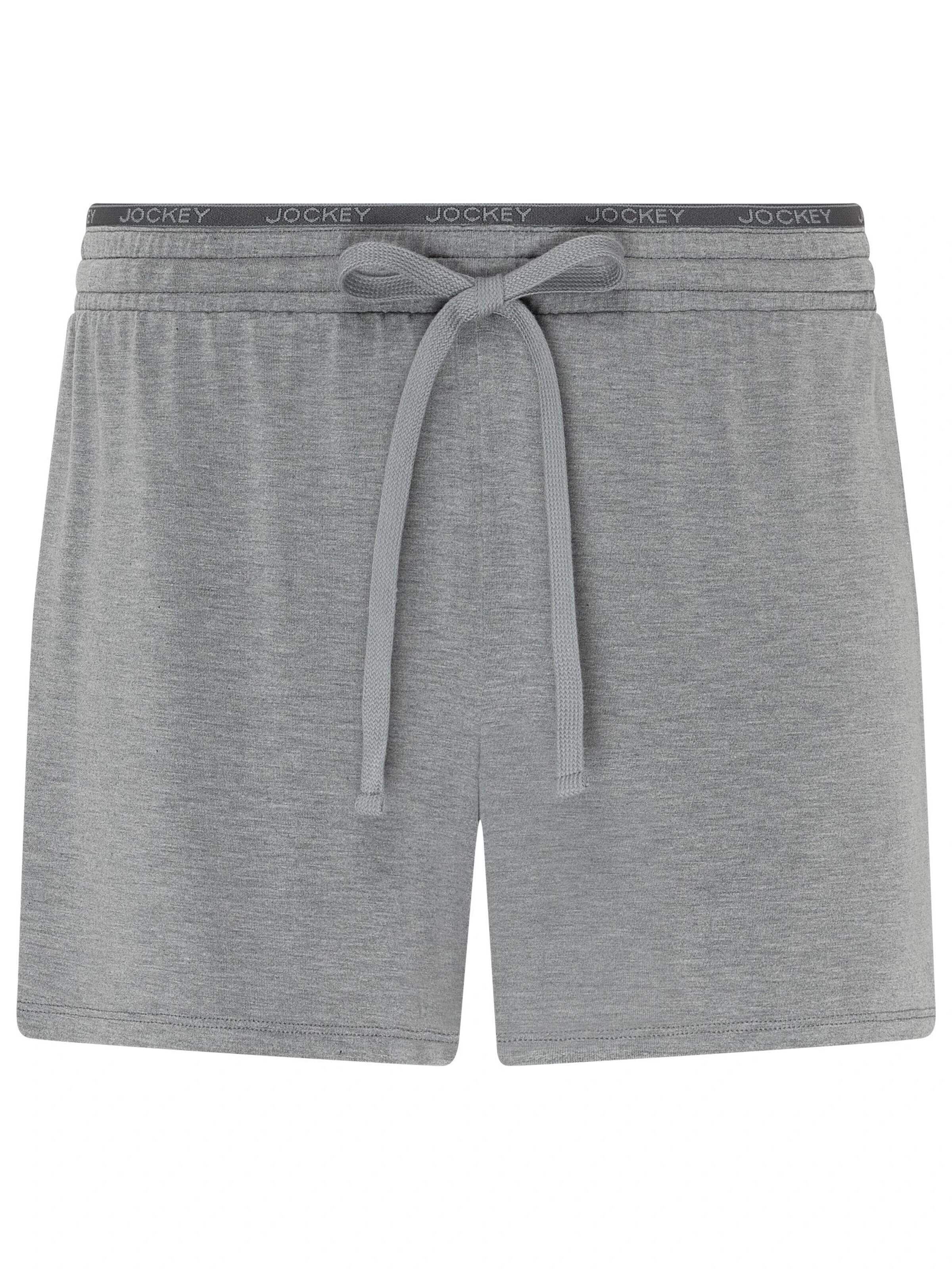JOCKEY Loose fit Pants 'Soft Touch Luxe Short' in Grey