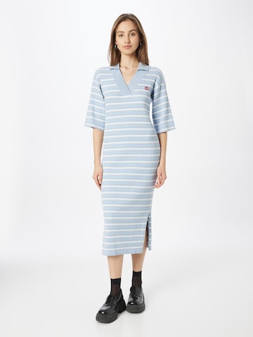 Esmé Studios Knitted dress 'Aura' in Blue: front