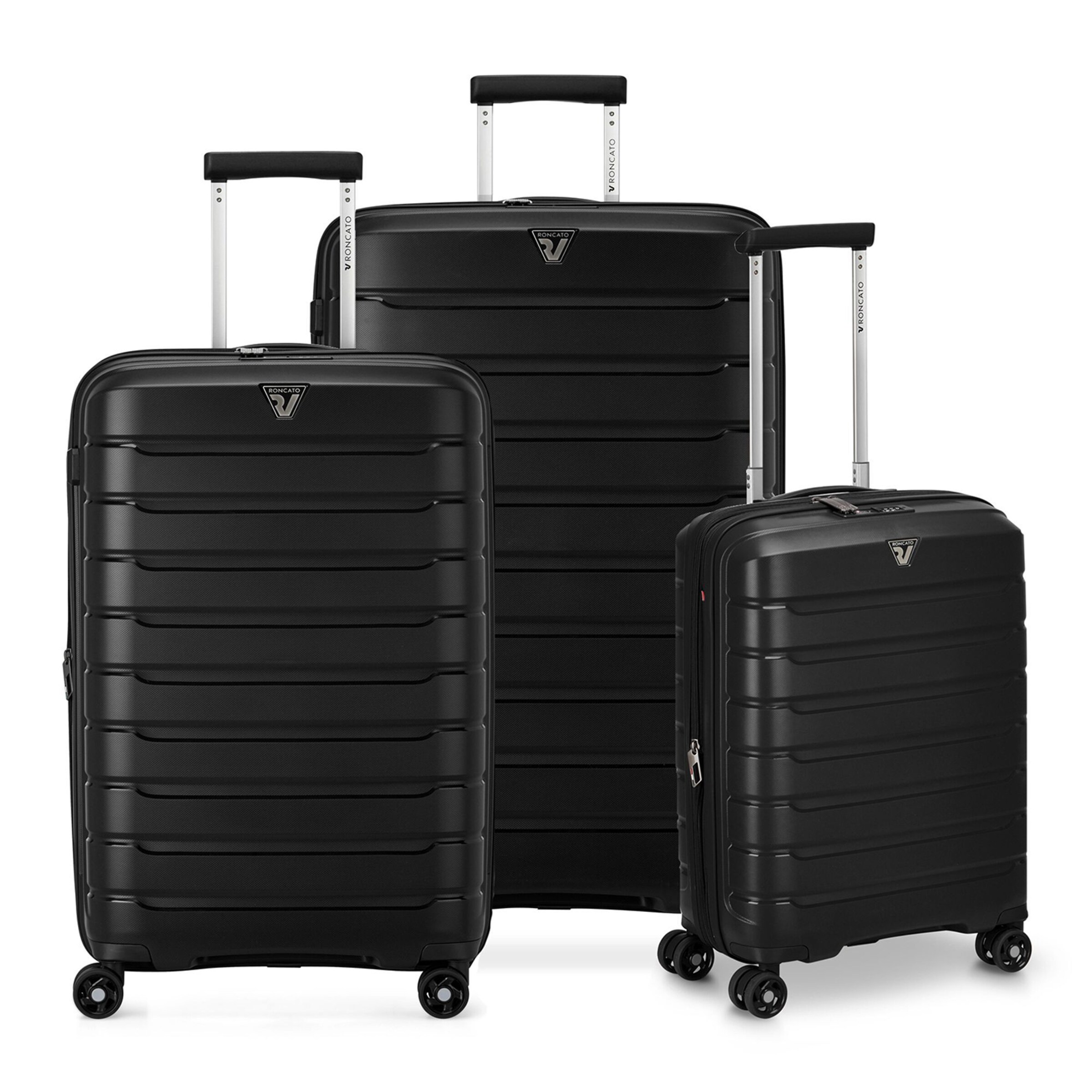 Roncato Suitcase Set 'B-Flying' in Black: front