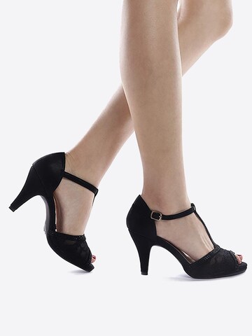 Sandalo con cinturino di Dream Pairs in nero