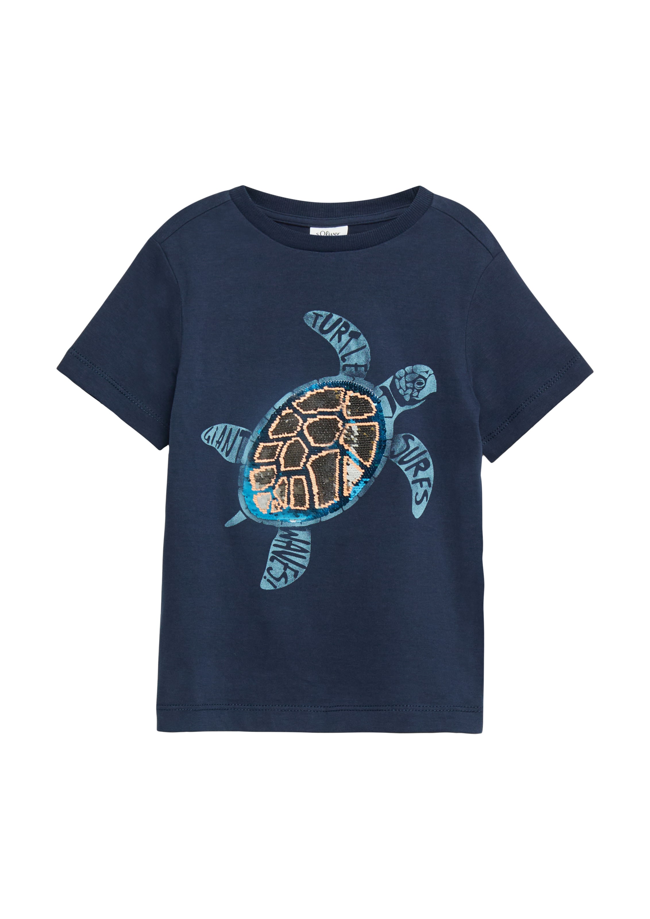 s.Oliver Shirt in Blauw: voorkant