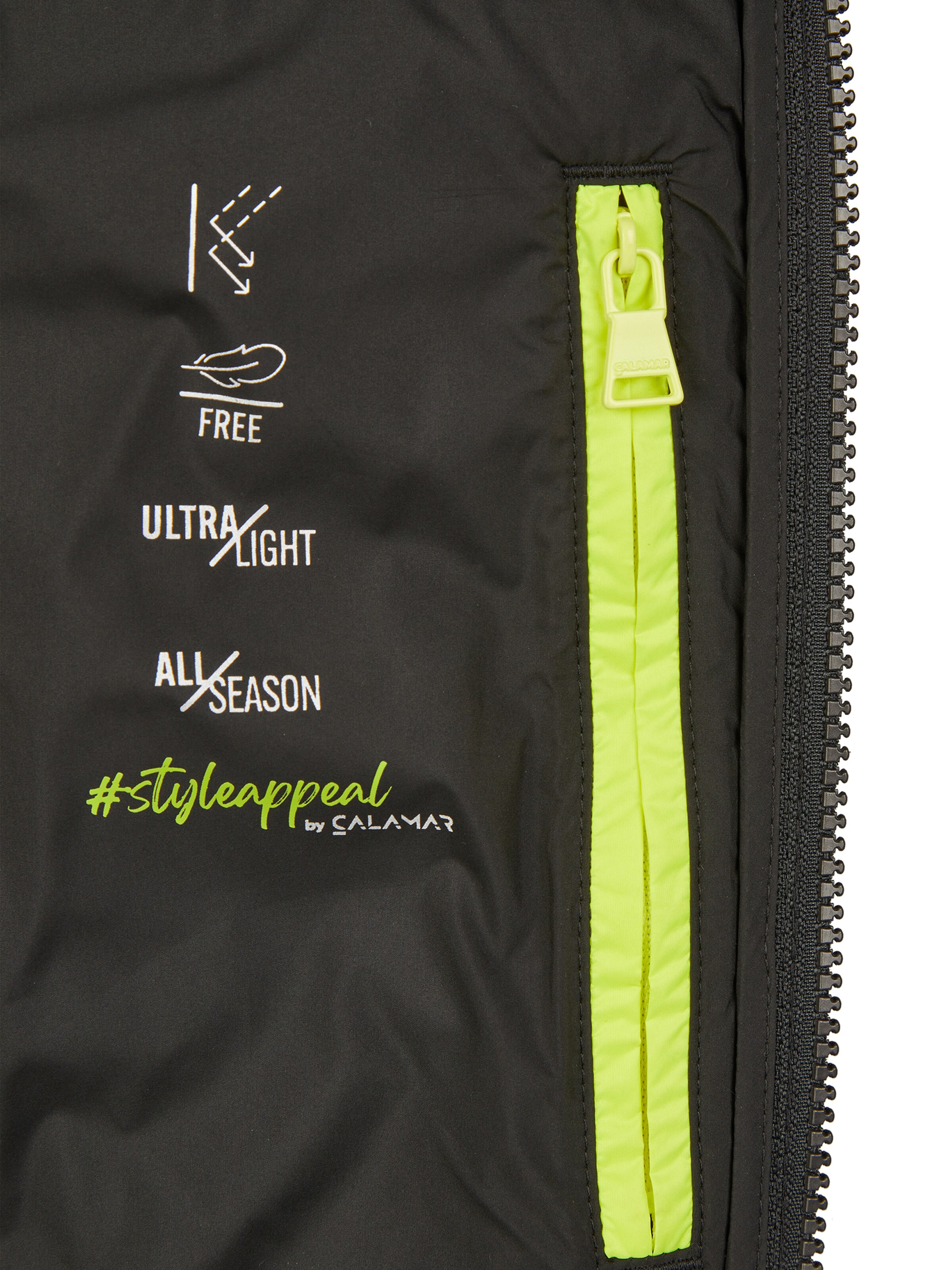 CALAMAR Tussenjas in Zwart