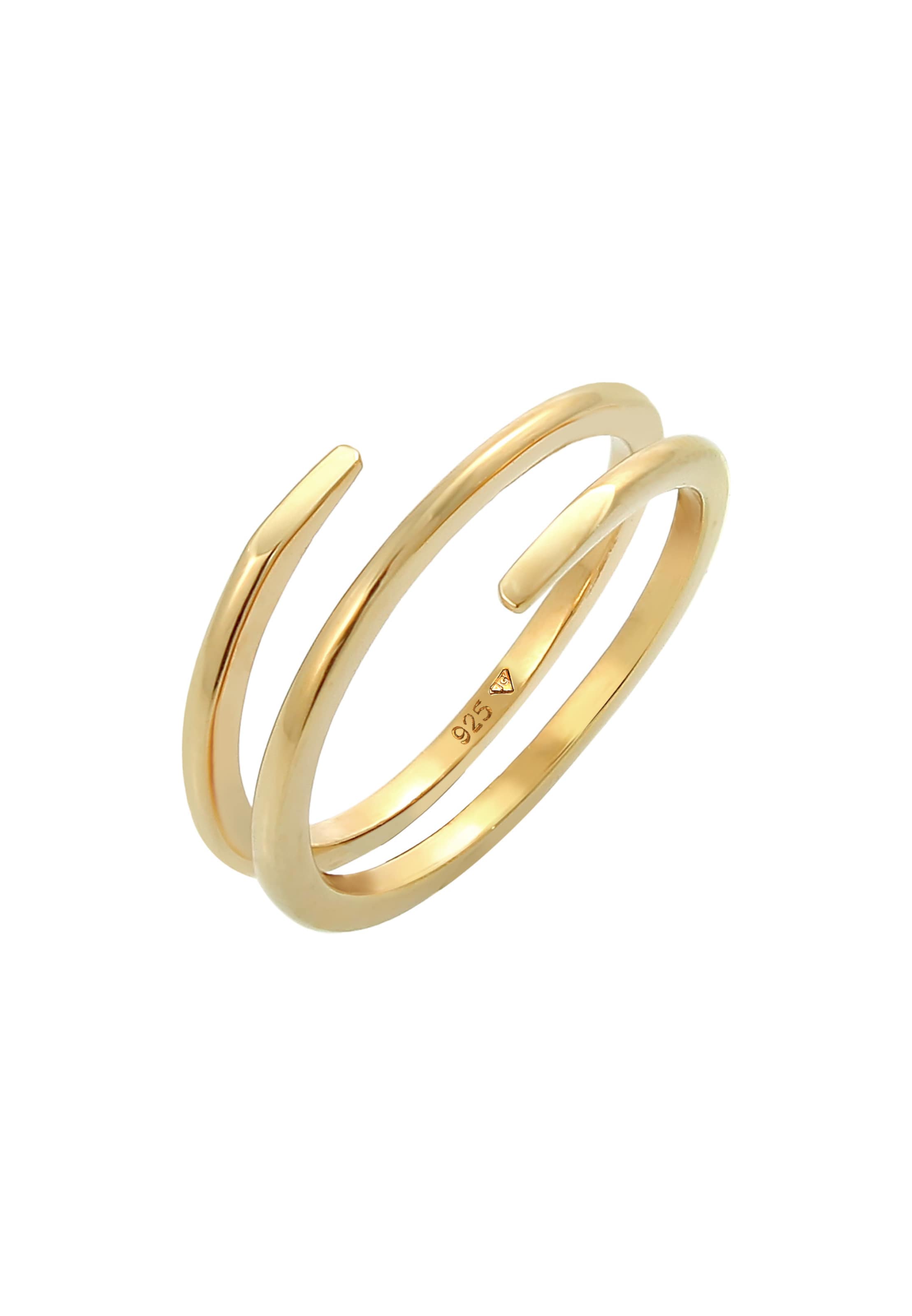 ELLI - Anel 'Geo' em ouro: frente