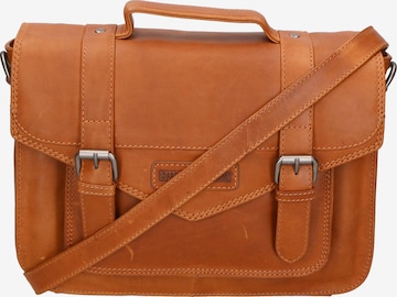 HILL BURRY Messenger in Brown: front