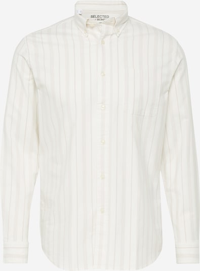 Camicia 'RICK' SELECTED HOMME di colore grigio chiaro / bianco, Visualizzazione prodotti