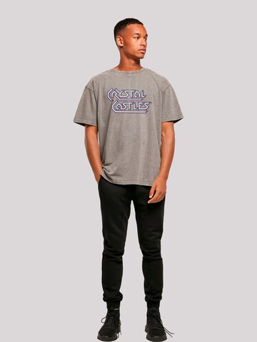 T-Shirt 'Atari Crystal Castles Retro Gaming' F4NT4STIC en gris