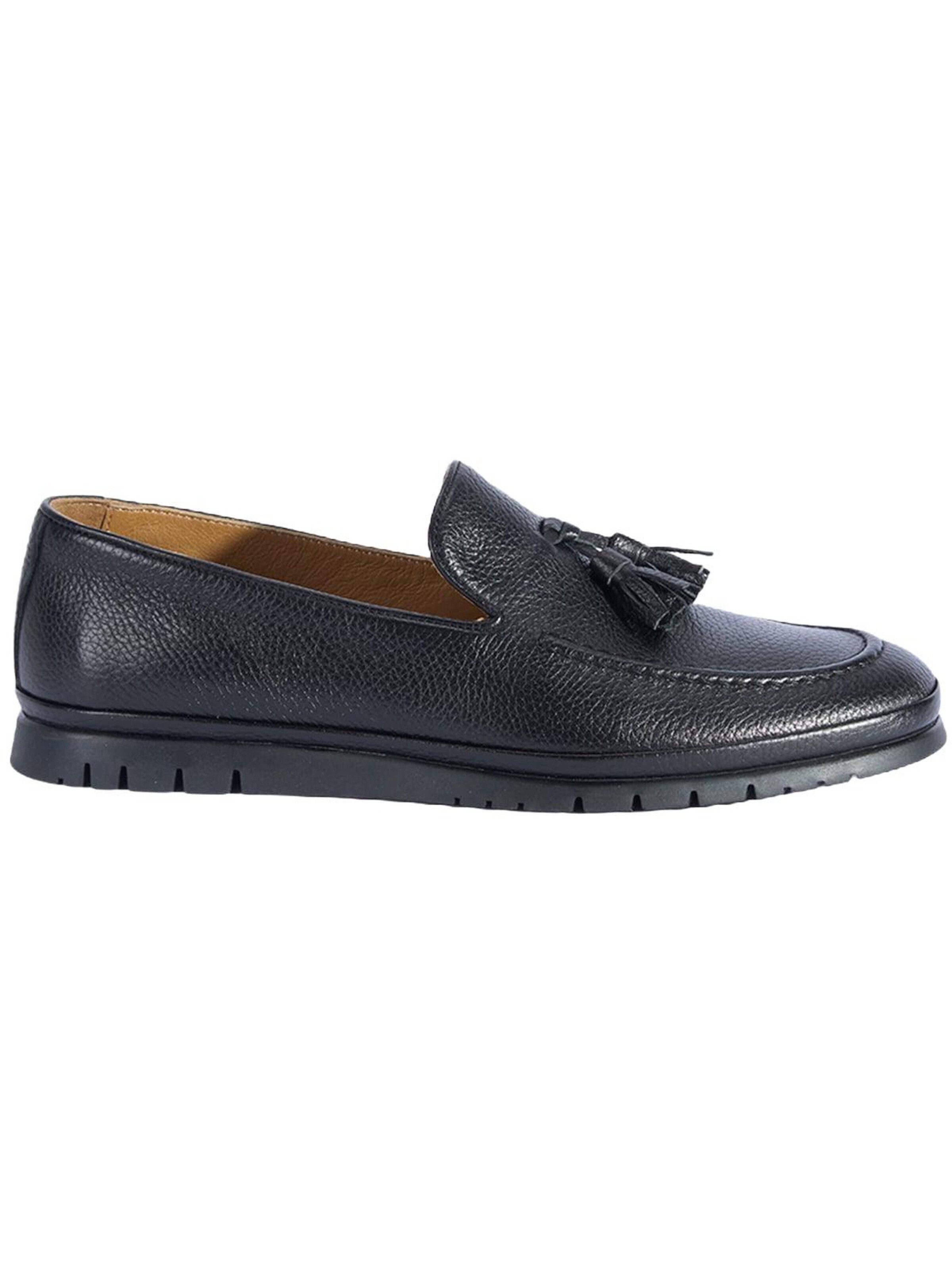 Desa Moccasin 'Quastenloafer' in Black