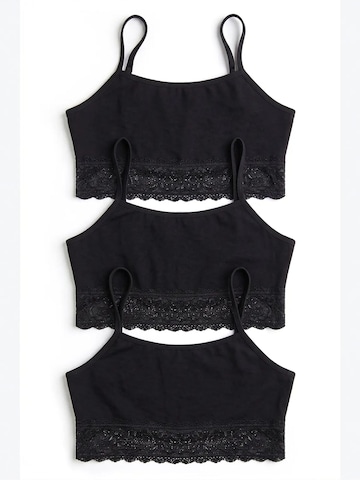 ÖTS BH 'ÖTS Damen Tanktop mit schmaler Passform'‌‌‌‌ in Schwarz: Vorderseite
