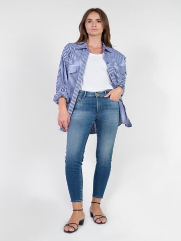 Le Temps Des Cerises Slimfit Jeans 'Pefki' in Blau