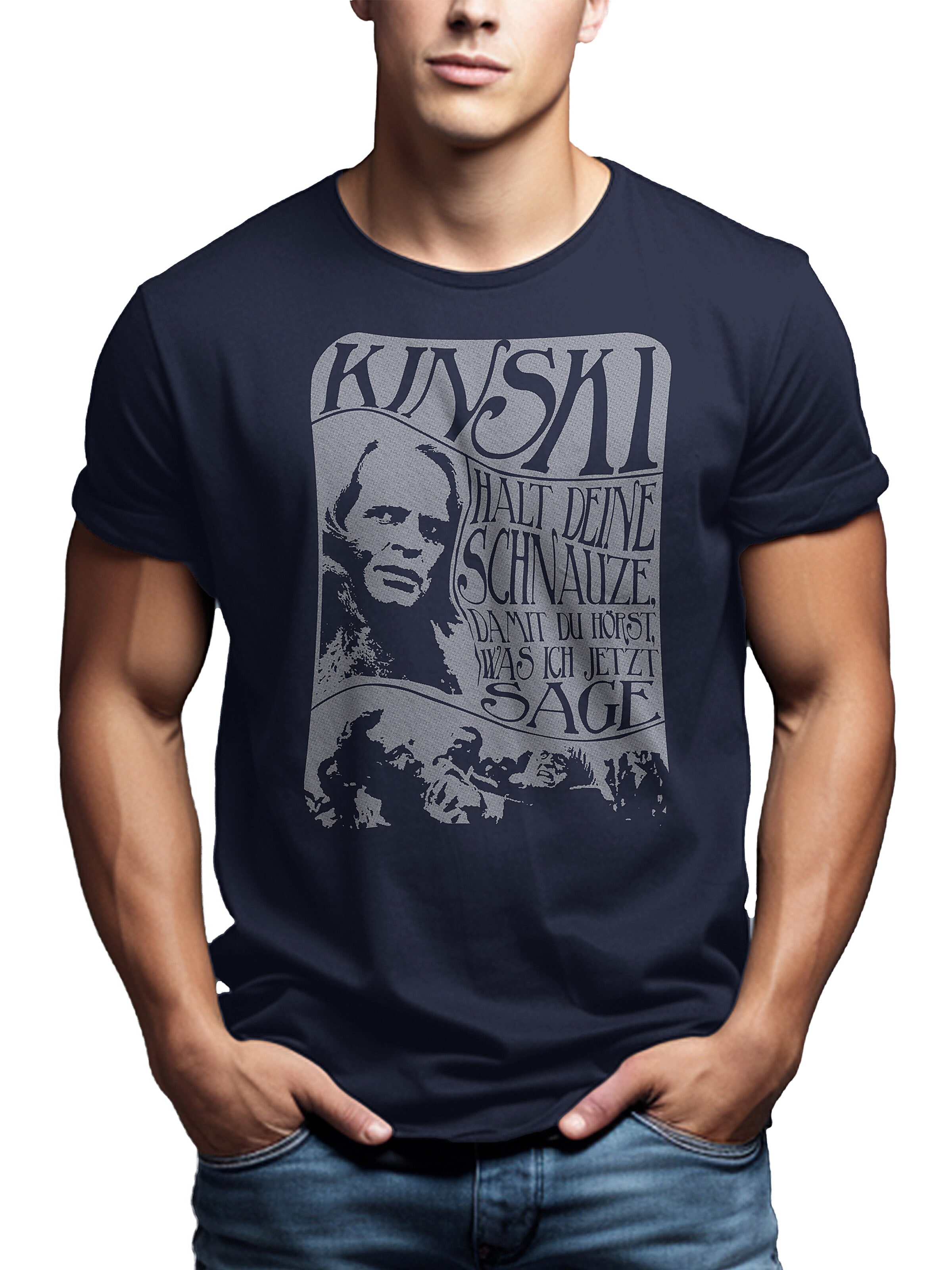 MAKAYA Shirt 'Schnauze' in Blue