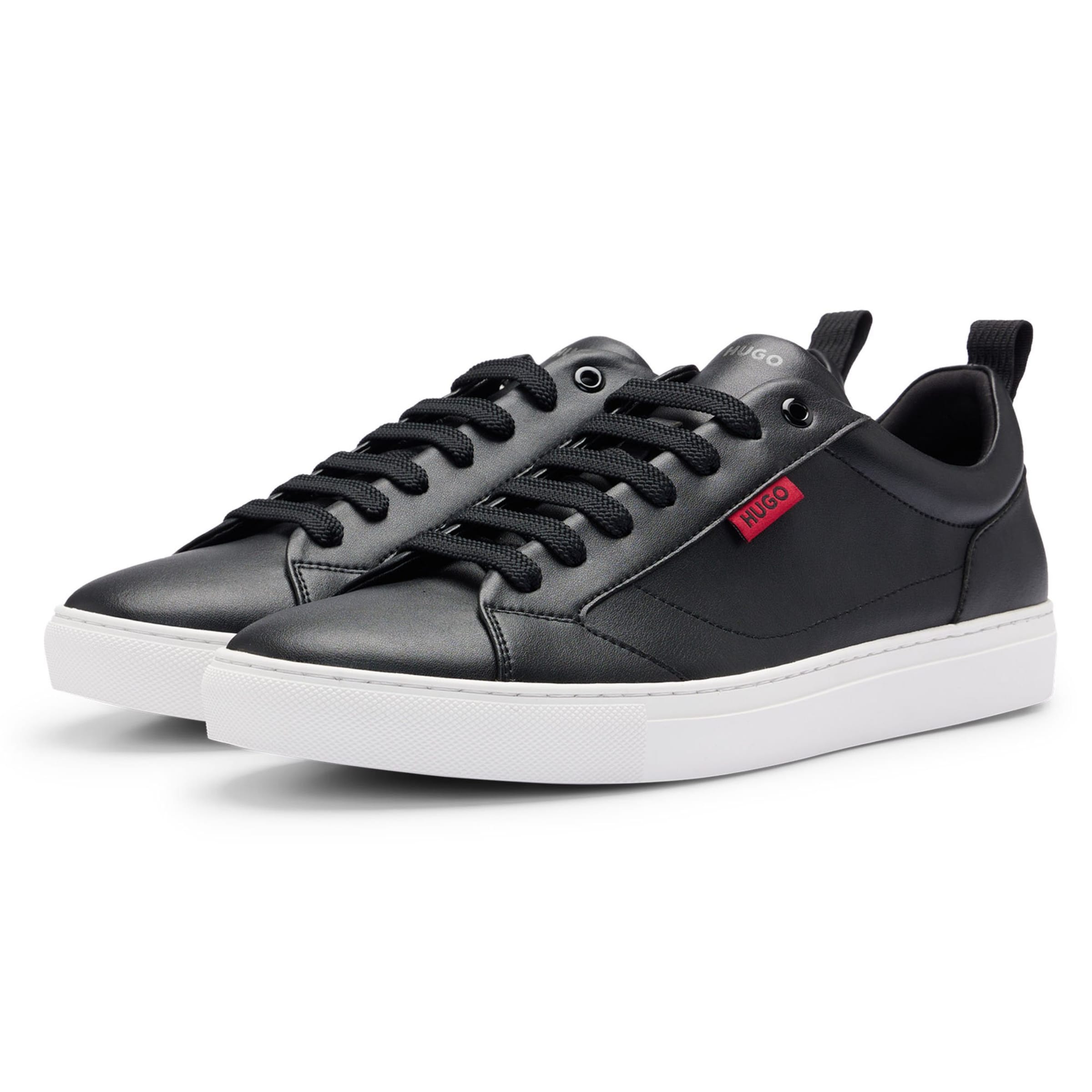 Sneaker low de la HUGO pe negru: față