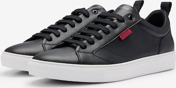 Baskets basses HUGO en noir : devant