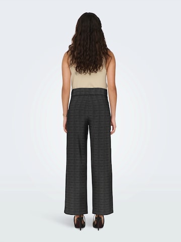JDY - Pierna ancha Pantalón plisado 'JDYGEGGO MIA' en gris