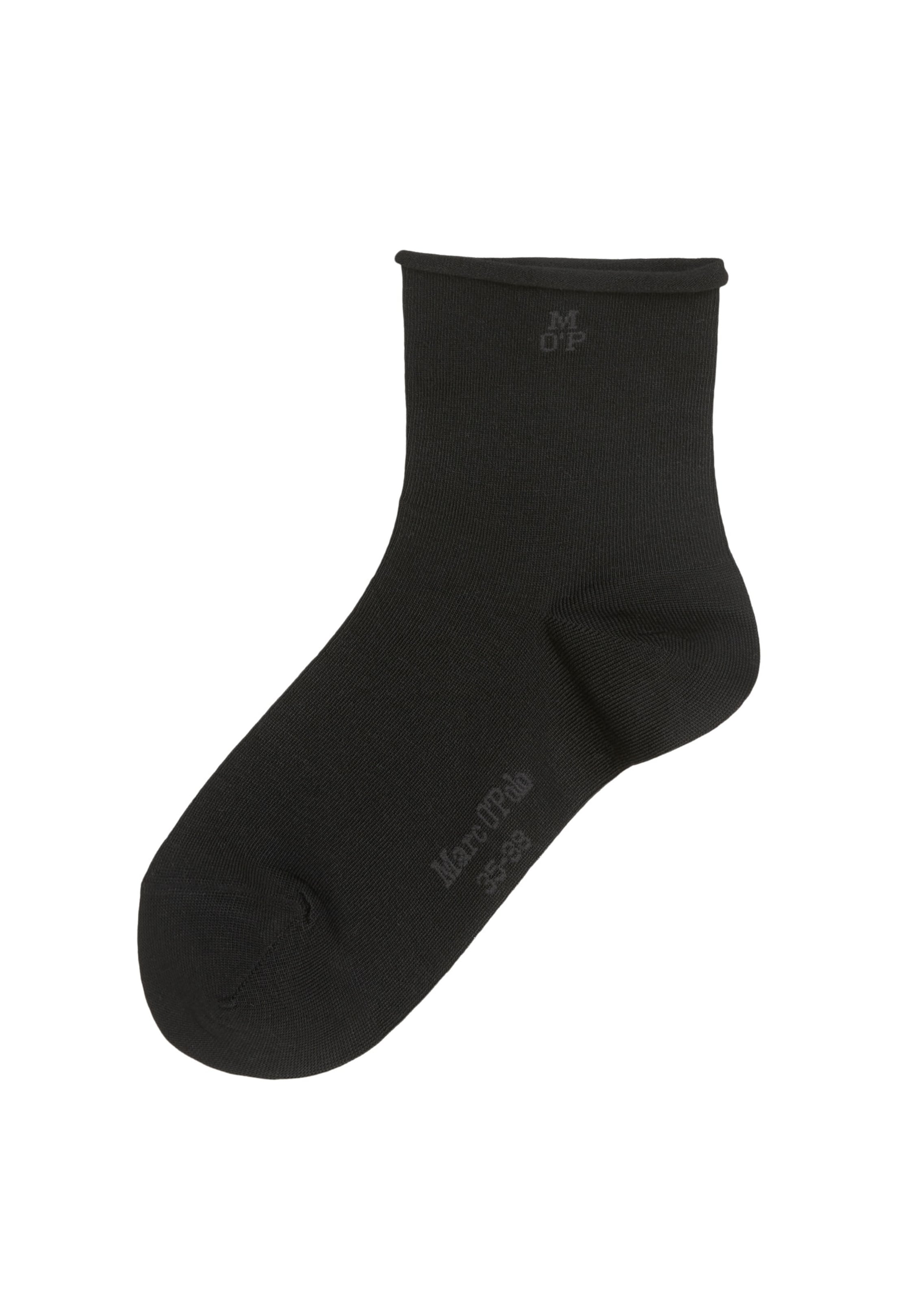 Marc O'Polo Socks in Black: front