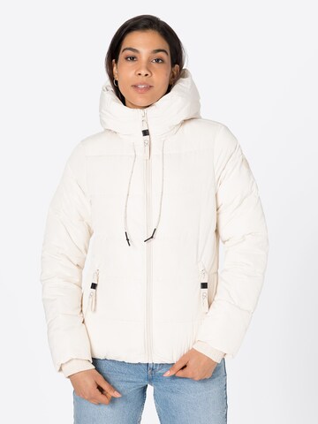 QS Between-Season Jacket in White: front