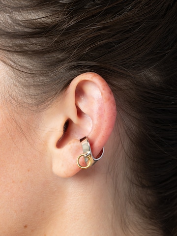 YParis Øreringe 'Ear cuff Wavy Trash S' i sølv