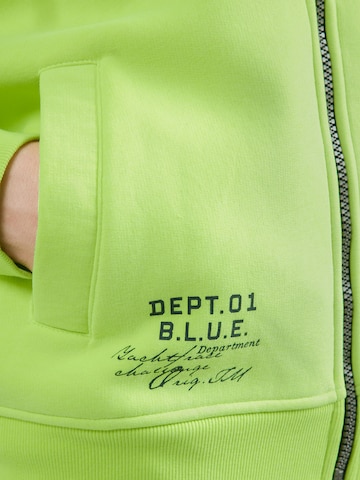 CAMP DAVID - Sudadera con cremallera en verde