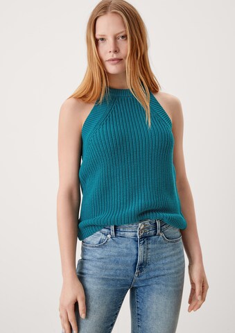 s.Oliver Knitted Top in Blue: front