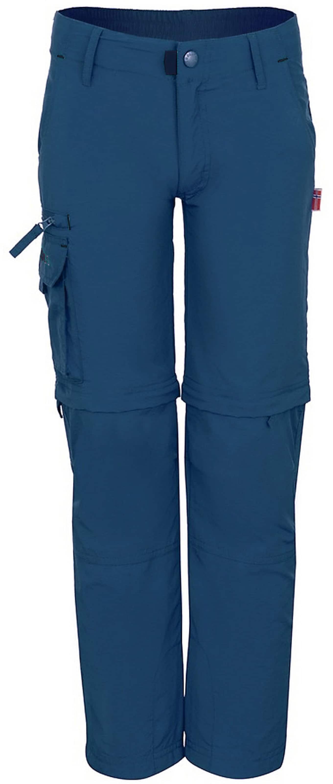TROLLKIDS Regular Outdoor trousers 'Oppland' in Blue: front