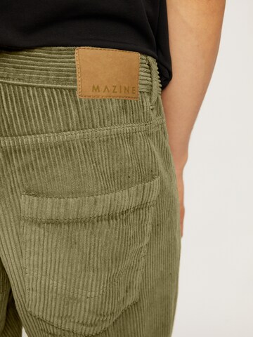 mazine Loosefit Cordhose ' Conlin Pants ' in Grün