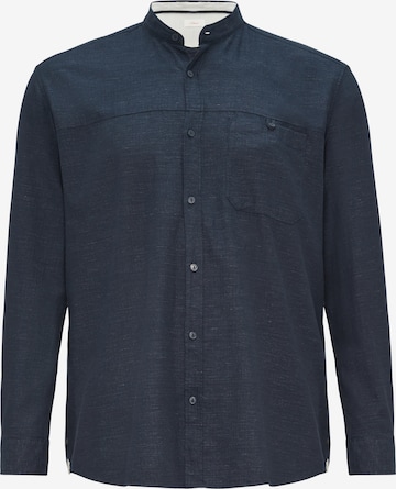 s.Oliver Men Big Sizes Regular Fit Hemd in Blau: Vorderseite