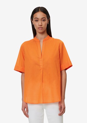 Camicia da donna di Marc O'Polo in arancione: frontale