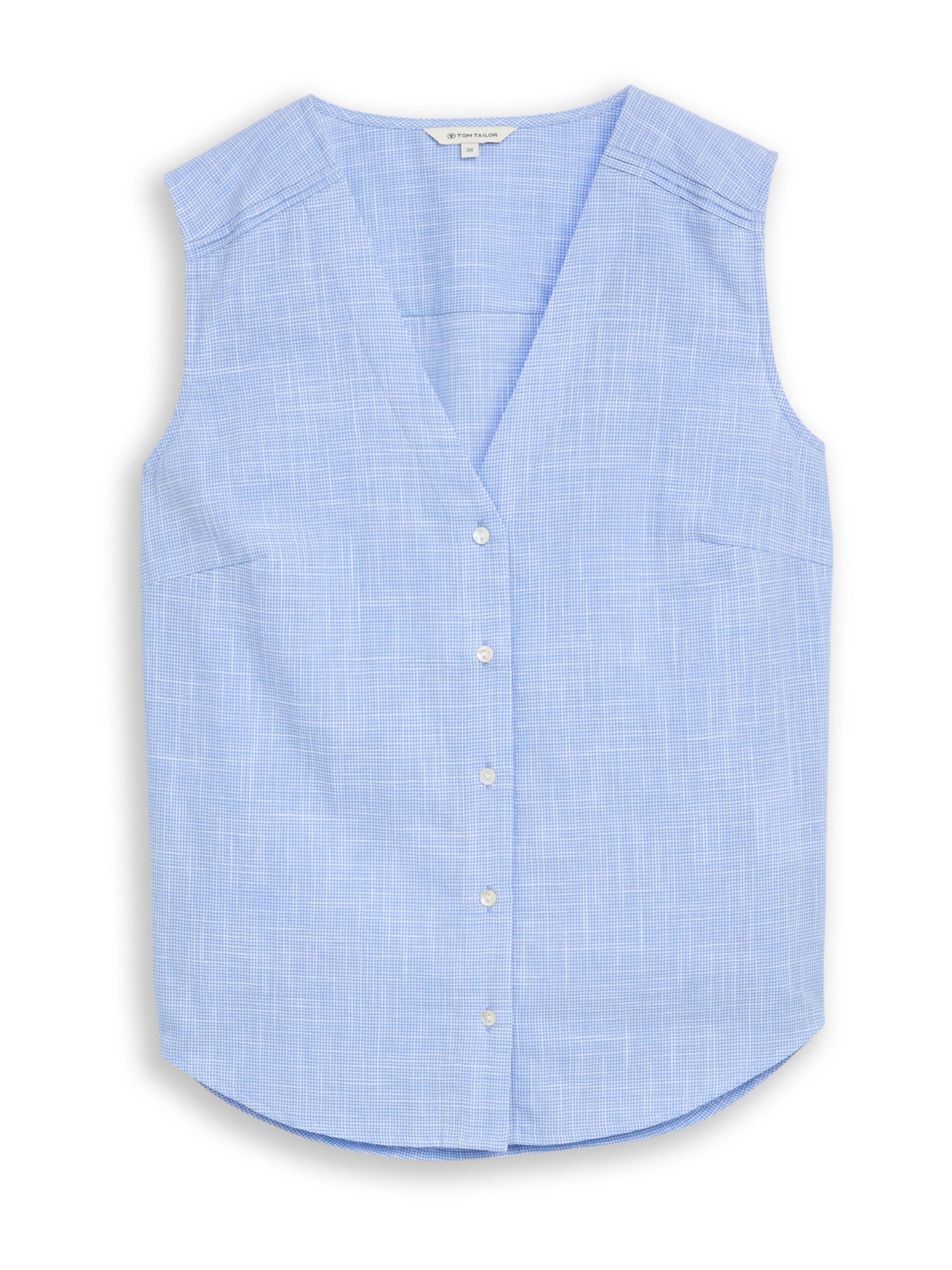 TOM TAILOR - Blusa en azul: frente