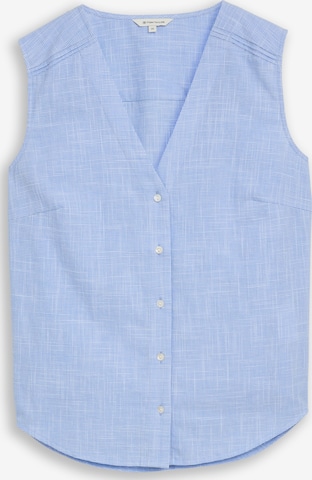 TOM TAILOR - Blusa en azul: frente