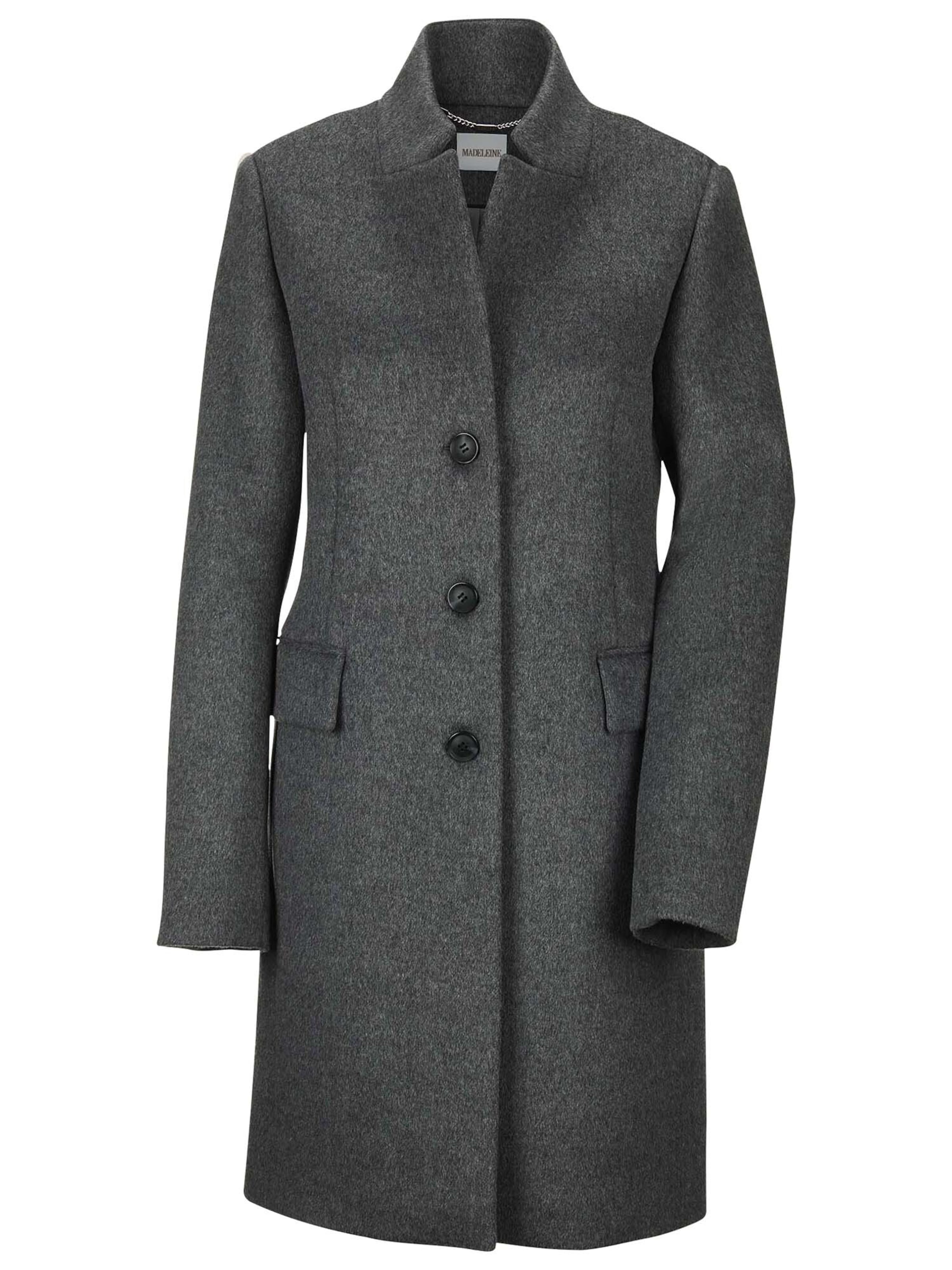 MADELEINE Mantel in Grau: Vorderseite