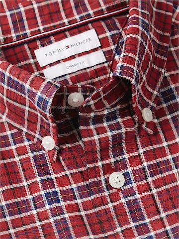 TOMMY HILFIGER Comfort fit Button Up Shirt in Red