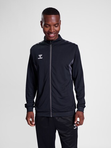 Hummel Sportssweatjakke 'Authentic' i sort: forside